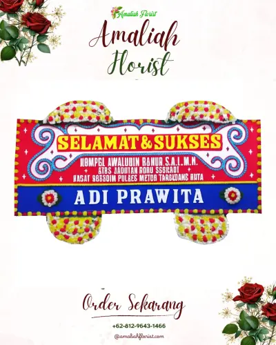 Karangan Bunga Ucapan Selamat di Sumbermulyo