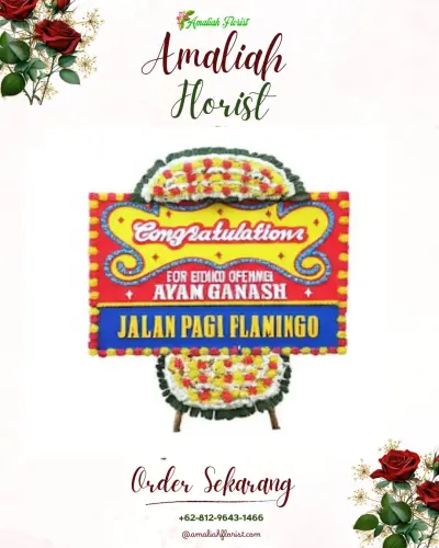 Bunga Papan Congratulation di Sumbermulyo